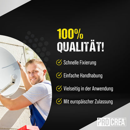 PROCREA Ankerfix Injektionsmörtel Set, 6 Kartuschen mit 12 Mischern