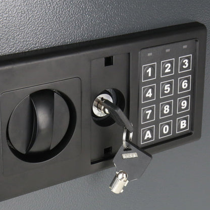 HMF 2030-11 Schlüsseltresor Elektronikschloss - 30 Haken Anthrazit