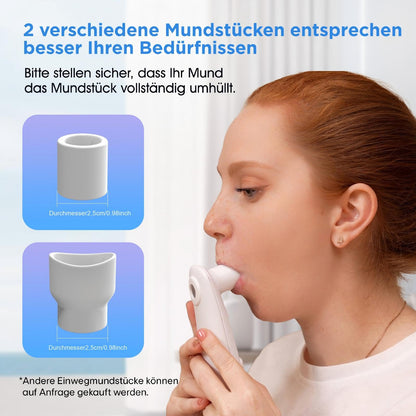MediConnect Peak Flow Meter 2.0 Lungenmonitor - Bluetooth