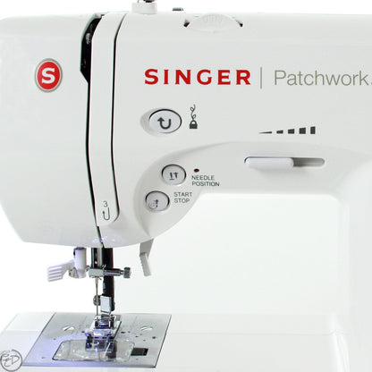 SINGER Patchwork 7285 Quilt-Nähmaschine mit Mega-Anschiebetisch
