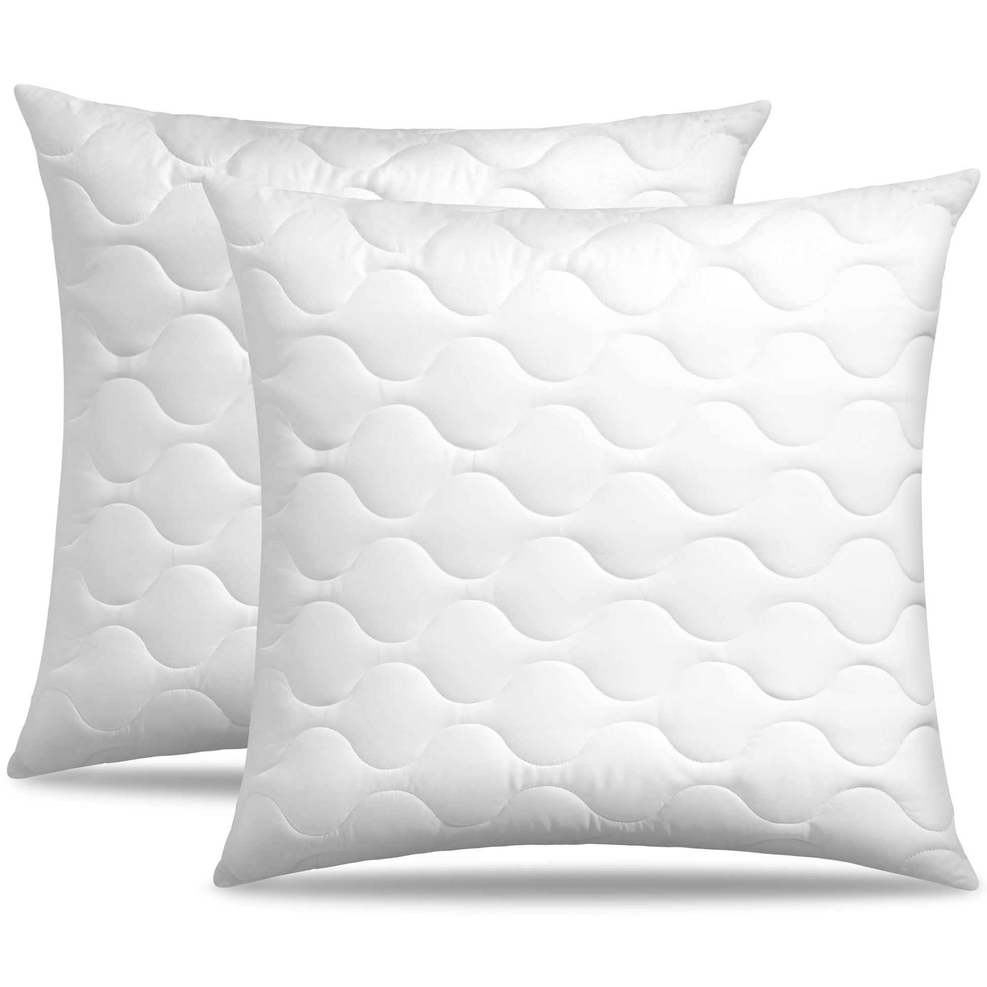 Siebenschläfer Kopfkissen 80x80 cm, 2er-Set, Mikrofaser, nachfüllbar – Kissen mit anpassbarer Füllmenge