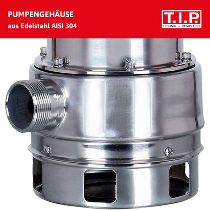 T.I.P. Maxima 300 IX Schmutzwasser-Tauchpumpe – Edelstahl