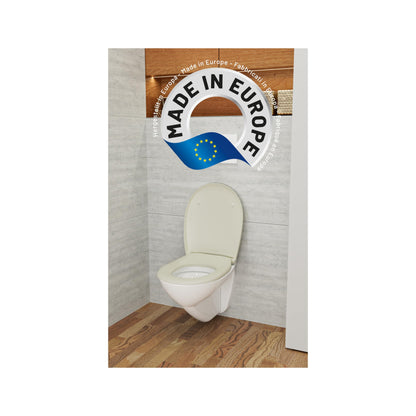 LUVETT C100 oval WC-Sitz mit Absenkautomatik - Pergamon Weiss