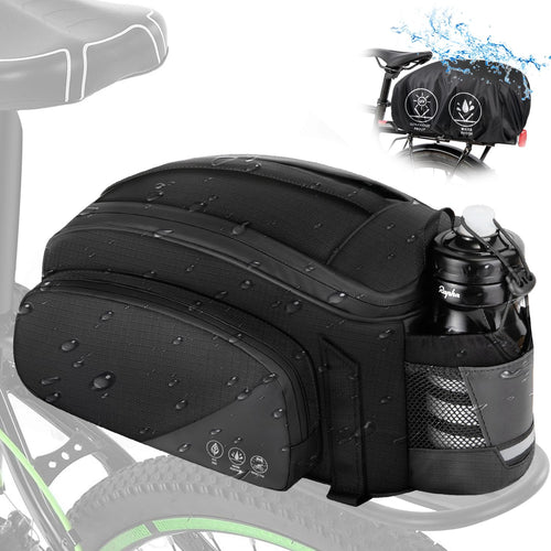 Eyein Fahrradtasche Gepäckträger 12L wasserdicht mit Schultergurt aus 900D Oxford-Gewebe, reflektierend
