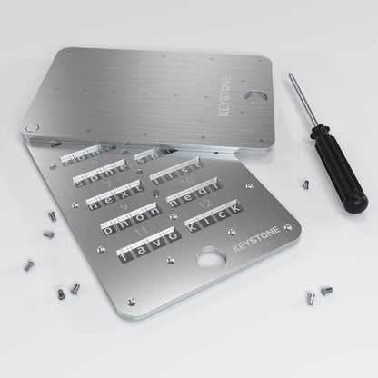 KEYSTONE Tablet Plus Crypto Seed Storage – Metall Wallet 24 Wörter
