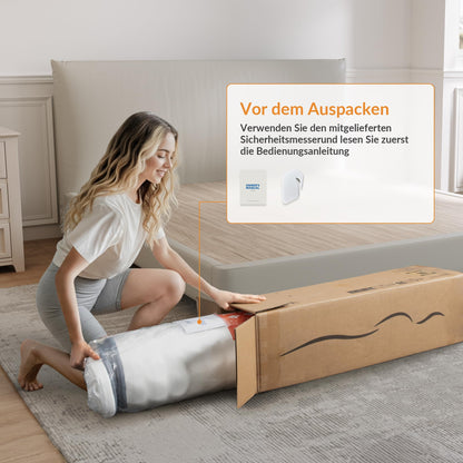 TXO Taschenfederkernmatratze MH01 140x200 cm, 7-Zonen, H3, 25 cm