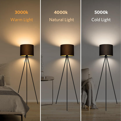 BBHome Stehlampe LED Dimmbar Dreibein – 3 Farbtemperaturen