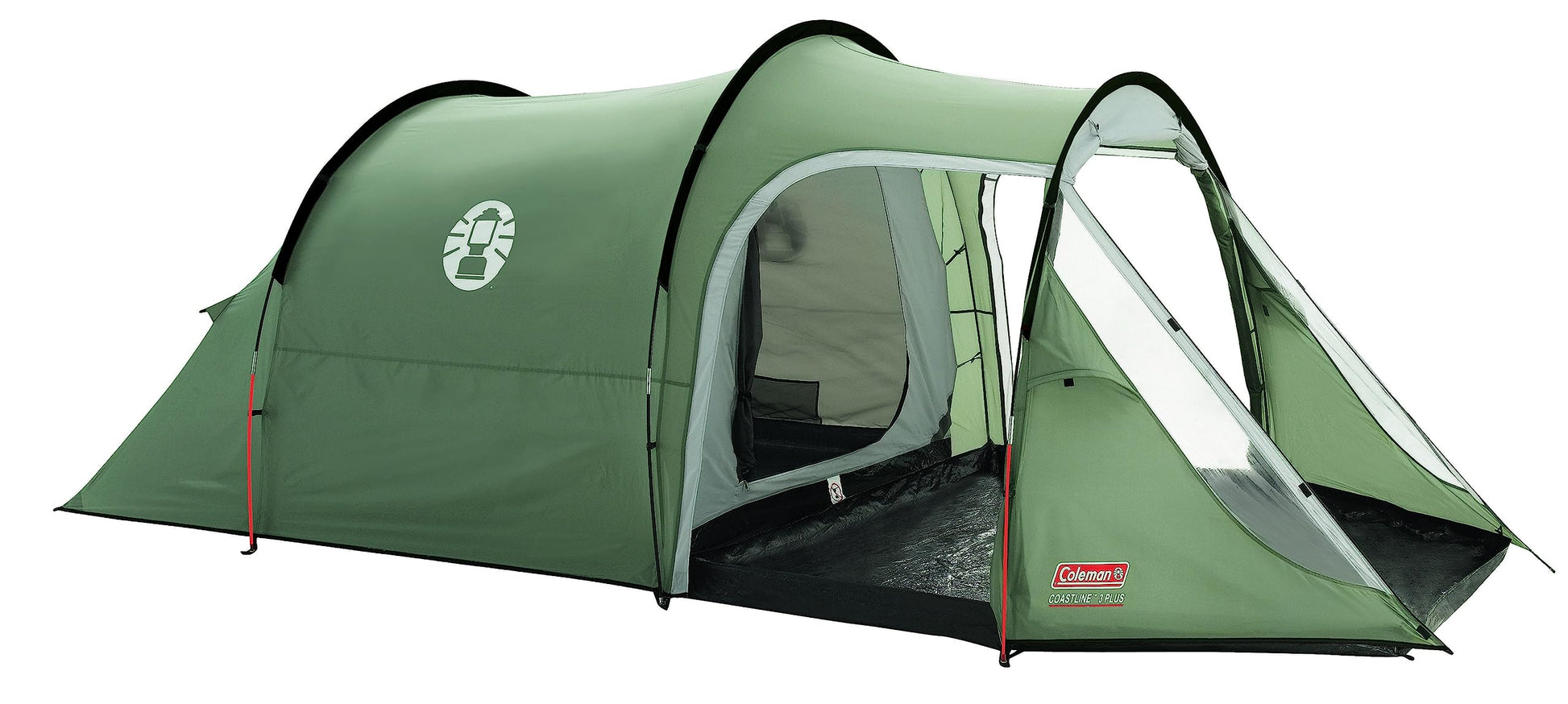 Coleman Coastline 3 Plus Leichtes Tunnelzelt - 3 Personen. Bietet als leichtes Zelt Unterkunft für 3 Personen beim Camping.