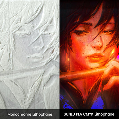 SUNLU CMYK Lithophane PLA Filament 1,75 mm, 4 x 1 kg Set