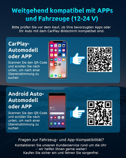 ESSGOO 9 Zoll IPS Carplay Display - Apple CarPlay & Android Auto