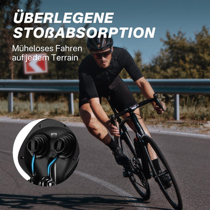 YOUNGDO Fahrradsattel Gel, ergonomisch, wasserdicht mit Abdeckung