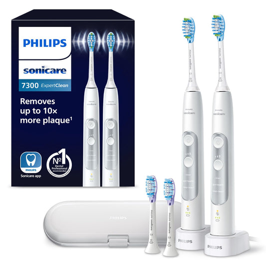 Philips Sonicare ExpertClean 7300 - Schallzahnbürste 2er-Pack