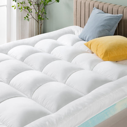 Zinus Matratzentopper 90x200 cm, 10 cm Airflow-Schaum, mittelfest