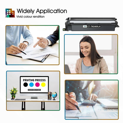 Kompatibel für Brother TN248XL TN248 Toner – 5er-Pack