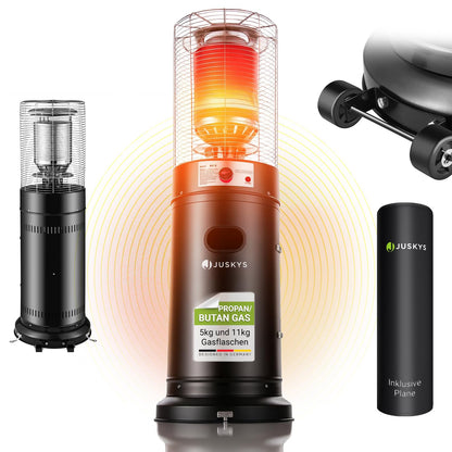 Juskys Cuna Outdoor Gas Heizstrahler – 11 kW Heizpilz