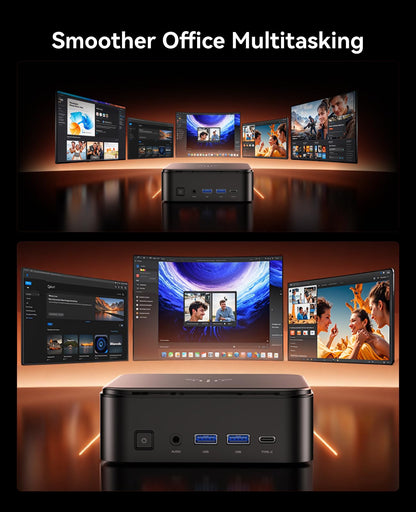 NiPoGi E3B Mini PC - AMD Ryzen 7 7730U, 16GB/512GB