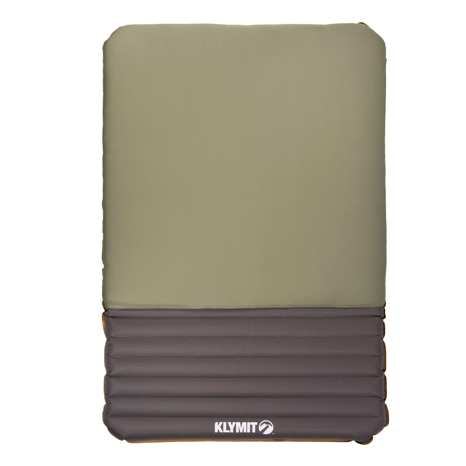 Klymit Klymaloft Outdoor-Schlafmatte - Doppel Oliv. Olivfarbene Doppel-Schlafmatte für zwei Personen zum Schlafen im Freien.
