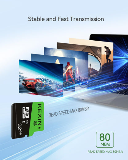KEXIN Micro SD Karte 32GB 5er Pack, UHS-I U1 Class 10 mit SD-Adapter