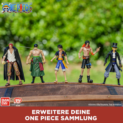 Bandai Anime Heroes One Piece Figur Monkey D. Ruffy Gear 5, 17 cm