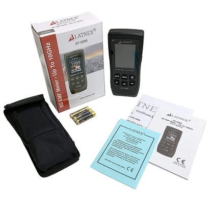 LATNEX AF-5000 5G EMF-Messgerät mit Kalibrierzertifikat