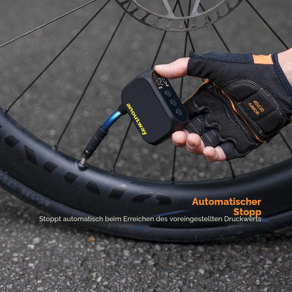 anoutway Tiny Pump AT1 PRO Elektrische Mini-Velopumpe mit Manometer