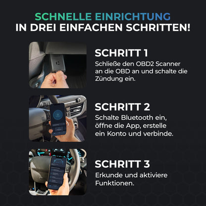 Carista EVO Bluetooth OBD2 Diagnose Adapter für Fahrzeuge