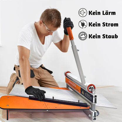 Laminat- & Vinylschneider 310mm – Bodenwerkzeug mit Rädern