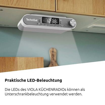 TechniSat Viola Küchenradio: Unterbauradio mit UKW und Bluetooth