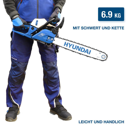 HYUNDAI CS6220G Benzin-Kettensäge - 51 cm Schwert 61.5 cm³