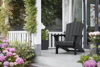 Keter Troy Adirondack Gartenstuhl Wetterfest Kunststoff - Anthrazit