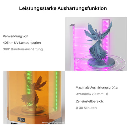 ELEGOO Mercury Plus V3.0 Wasch- & Aushärtestation für Resin-Drucker