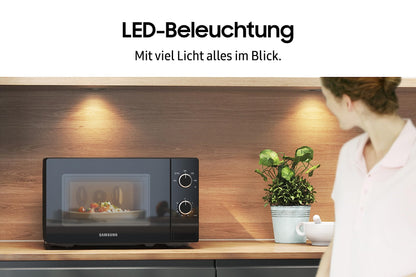 Samsung Solo-Mikrowelle MS20A3010AH/EG - Weiss/Schwarz