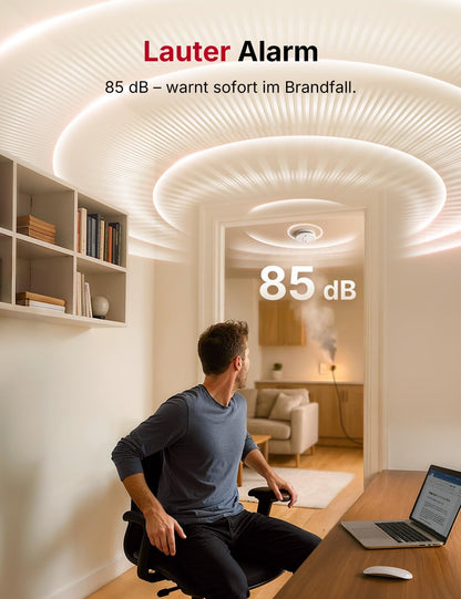 X-Sense Rauchmelder XS0G-SN mit 10-Jahres-Batterie, 6 Stück