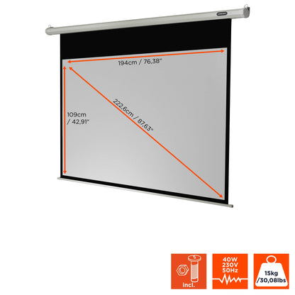 celexon Economy Motor-Leinwand elektrisch 90" 16:9