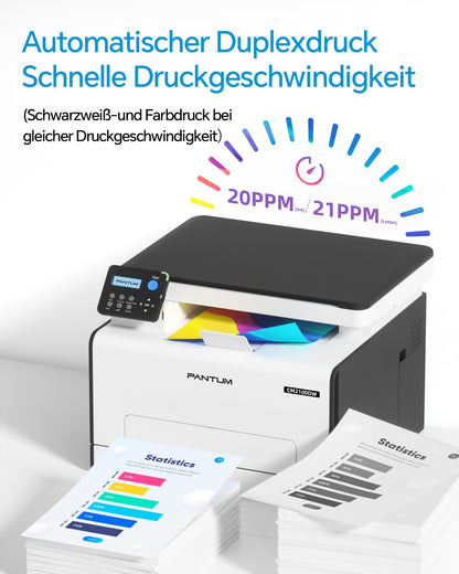 PANTUM CM2100DW Farblaser Multifunktionsdrucker WLAN