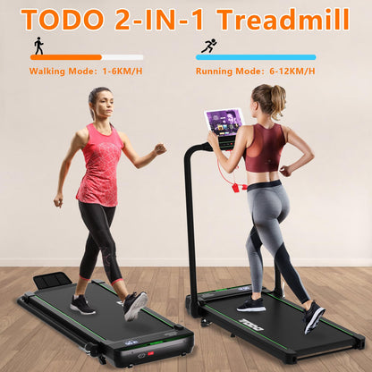 TODO Walking Pad Laufband – 3-in-1, klappbar, Neigung & App