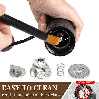 ISHEWUDU Manuelle Kaffeemühle, Kaffeemühle Manuell mit konischem Frässtift aus Edelstahl, Handkaffeemühle, tragbare und kleine Kaffeebohnenmühle für ISHEWUDU bis French Press