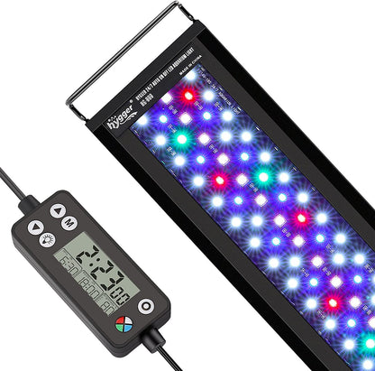hygger Vollspektrum Aquarium LED Beleuchtung 26W 76-91cm