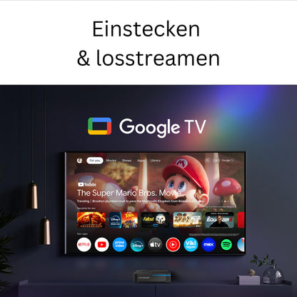 GX1 Google TV Streaming Box Mediaplayer - 4K Premium HDR & DV
