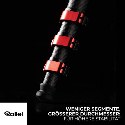 Rollei Easy Traveler XL Carbon Reisestativ - 10kg Tragkraft