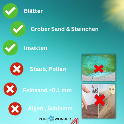 Poolwonder V2 Li-Ionen Akku Poolsauger – Kabelloser Poolreiniger