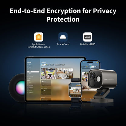 Aqara G5 Pro 4MP Aussen Kamera-Hub mit Nachtsicht - Grau