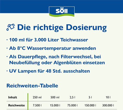 Söll BioBooster 80409 biologischer Teichwasseraufbereiter 5 l
