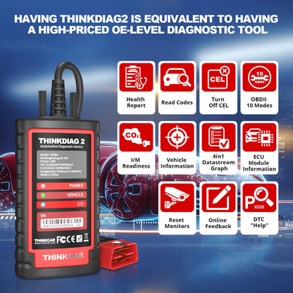thinkcar ThinkDiag 2 OBD2 Diagnosegerät Bluetooth CAN-FD