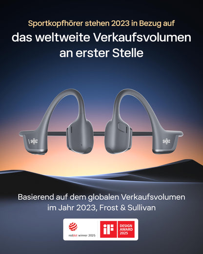 SHOKZ OpenRun Pro 2 Mini Knochenschall-Sportkopfhörer, Schwarz