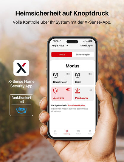 X-Sense Smart Türsensor SDS0A, Tür- und Fenstersensor, 3er Set