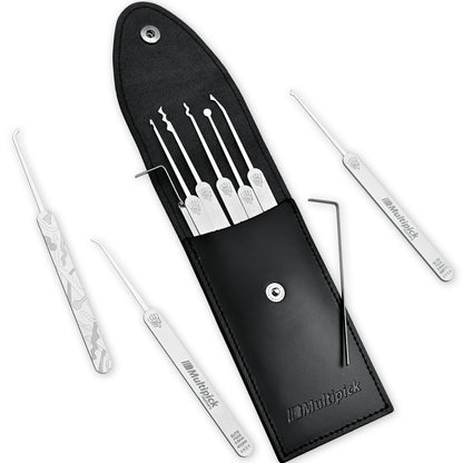 MULTIPICK Lockpick Set Lockpicking Werkzeug - 11-teilig 0.6mm