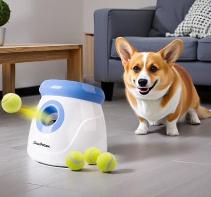 Pet Prime Automatischer Ballwerfer für kleine Hunde - Mini Weiss