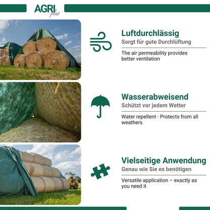AGRI plus Strohvlies Abdeckvlies - 9,8 x 6 m reissfest