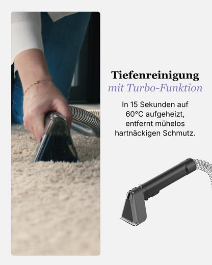 Motionflow Waschsauger Teppichreiniger mit Heizfunktion, 1200W